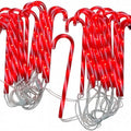 HelixBeam LED Extra Tall Christmas Candy Cane Stake Lights, IP44 Waterproof Plug-in Steady Red Connectable