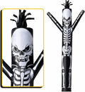 GOODENY 20FT Tall Halloween Skeleton Inflatable Tube Man (18''Diameter) Wacky Wavy Dancing Guy for Outdoor